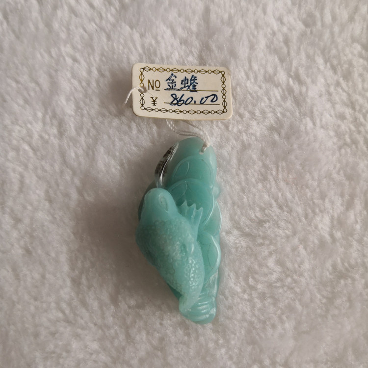 金蟾贵州手工雕刻项链吊坠包邮