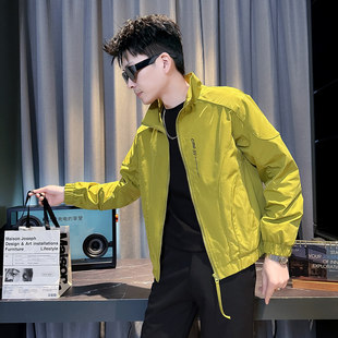 155小码矮个子穿搭夹克衫XS码矮个子S号XS短款外套男潮流刺绣上衣