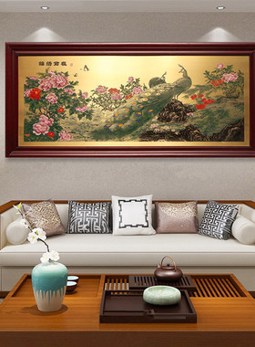 铜板蚀刻画三奇帝大厅中式装饰画