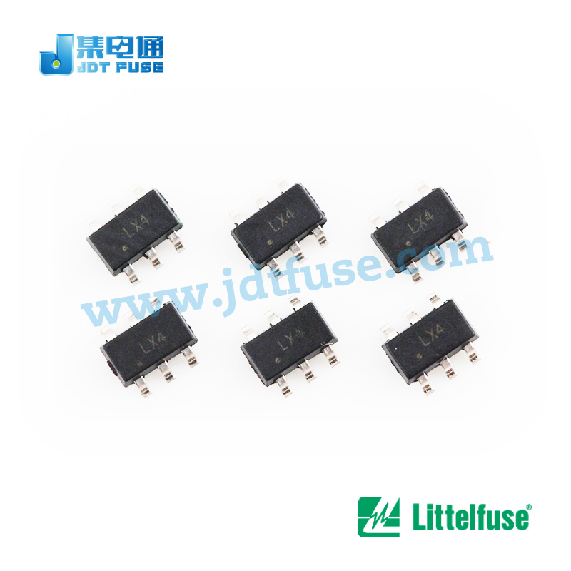 Littelfuse ESD静电保护SRV05-4HTG 美国力特贴片式SOT23-6二极管