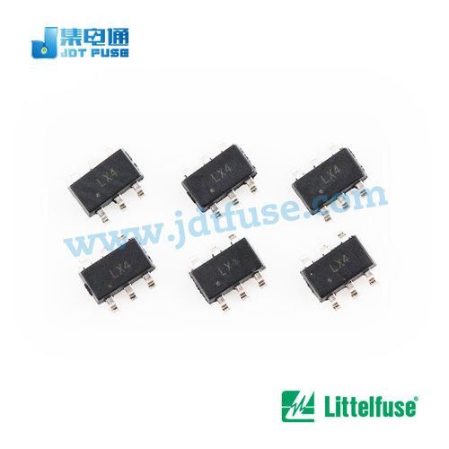 Littelfuse ESD静电保护SRV05-4HTG 美国力特贴片式SOT23-6二极管