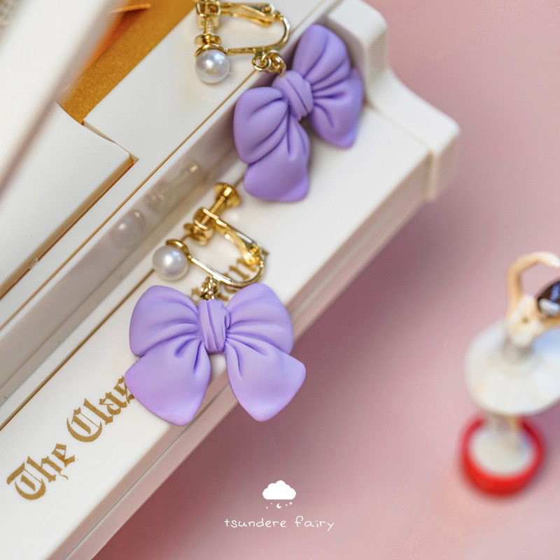 紫蝴蝶 原创设计 女童耳夹无耳洞耳环珍珠耳钉儿童饰品进口防痛,童装/婴儿装/亲子装,项链,淘宝优惠券,粉丝福利购,淘宝优惠卷