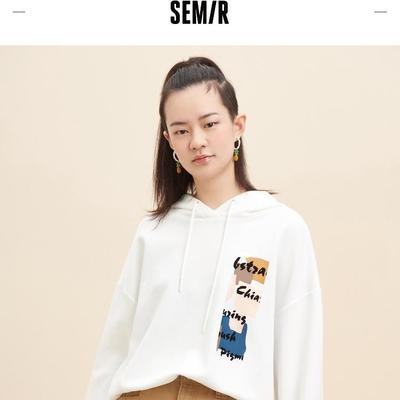 连帽女款春秋卫衣宽松