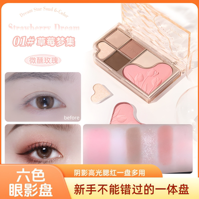 正品显白学生党初学者眼影一体盘