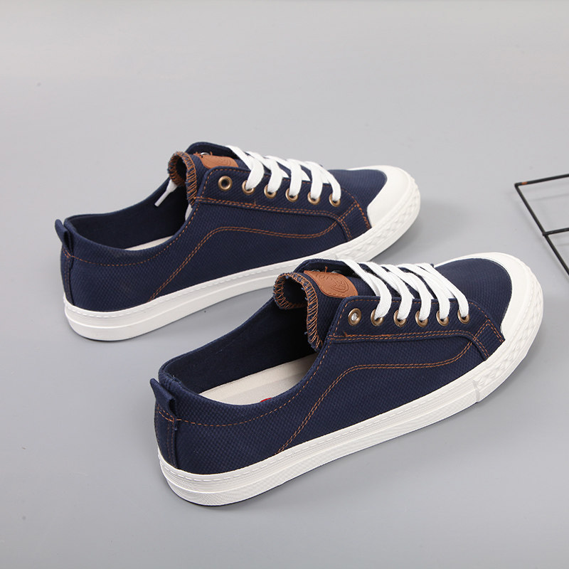 人本男帆布鞋低幫鞋平底休閑板鞋原宿青少年學生男式百搭運動布鞋在類目 流行男鞋, 帆布鞋中 - 來自Buy2taobao.com提供專業的淘寶代購服務