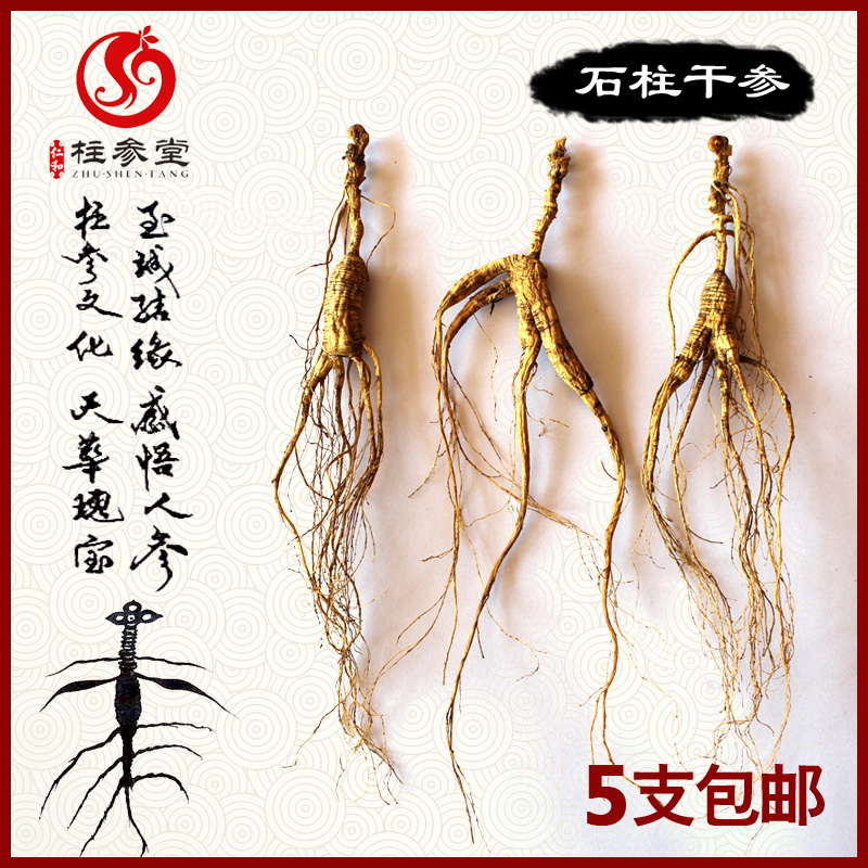 仁和宽甸12年石柱参干参林下参生晒参泡酒干石柱参滋补干山参