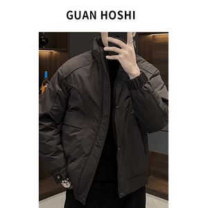 @标 抖音冠什么希 白鸭绒三防石墨烯羽绒服男外套5516-P190图片