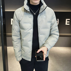 @店主风-跑量冬纯色立领羽绒服潮流男外套991-P110图片