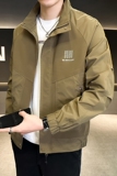 @店主-2024年春秋新款男士高端针织拼接工装夹克外套JK136-P80，男装夹克，电商D246