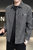 @店主风-抖音工装格子春秋季新款翻领长袖夹克外套JK139-P80，男装夹克，电商D246