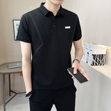 新面料轻奢高级男士设计感polo杉短袖T恤半袖8812-P50，男装T恤，电商D246