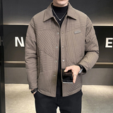 @标90绒肌理感特殊面料白鸭绒羽绒服潮流男衬衫领YR879-P230，男装羽绒服，电商D246