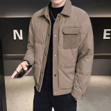 @新标 有报告外套羽绒服拼接潮流男衬衫领YR885-P195,男装衬衫,电商D246,电商基地 @新标 有报告外套羽绒服拼接潮流男衬衫领YR885-P195,男装衬衫,电商D246,电商基地