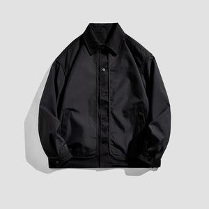 @店主-抖音男士高端针织拼接假两件工装夹克外套505-P100图片