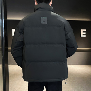 @店主风-冬外套织立领拼接羽绒服潮流男拼接上衣YR853-P135图片