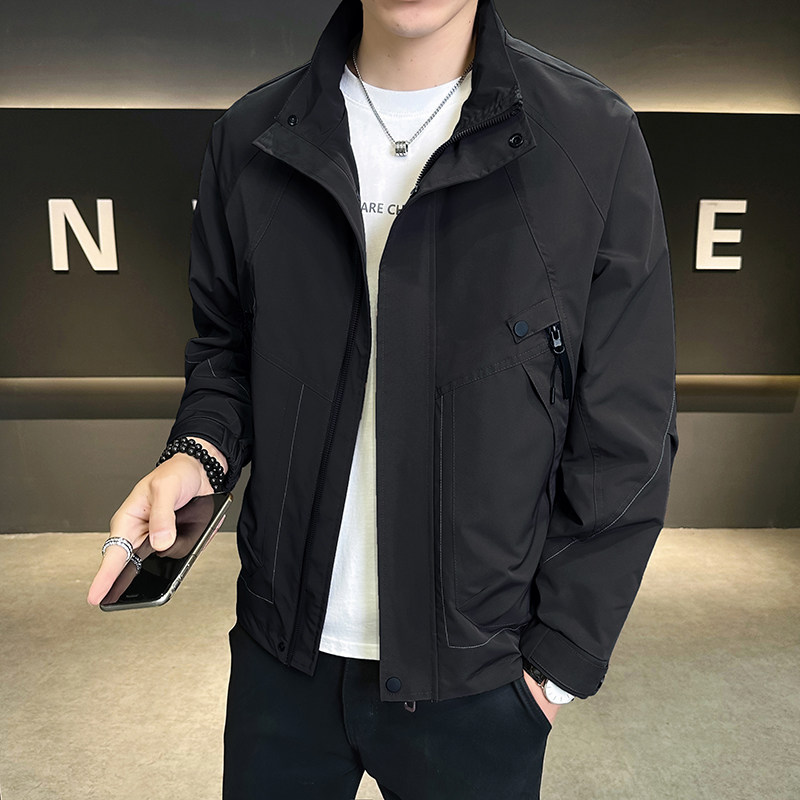 @店主-2026春装抖音男士辑明线工装夹克外套JK145-P85图片