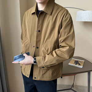 店主风  定制面料2024春秋男士设计感外套工装夹克男6811-P95图片