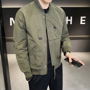 店主风  2024春秋新款男士重工外套棒球领工装夹克男JK115-P110图片