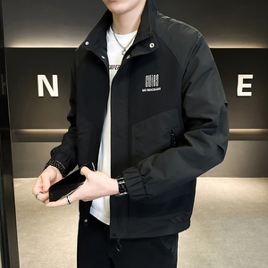 @店主-2024年春秋新款男士高端针织拼接工装夹克外套JK136-P80图片