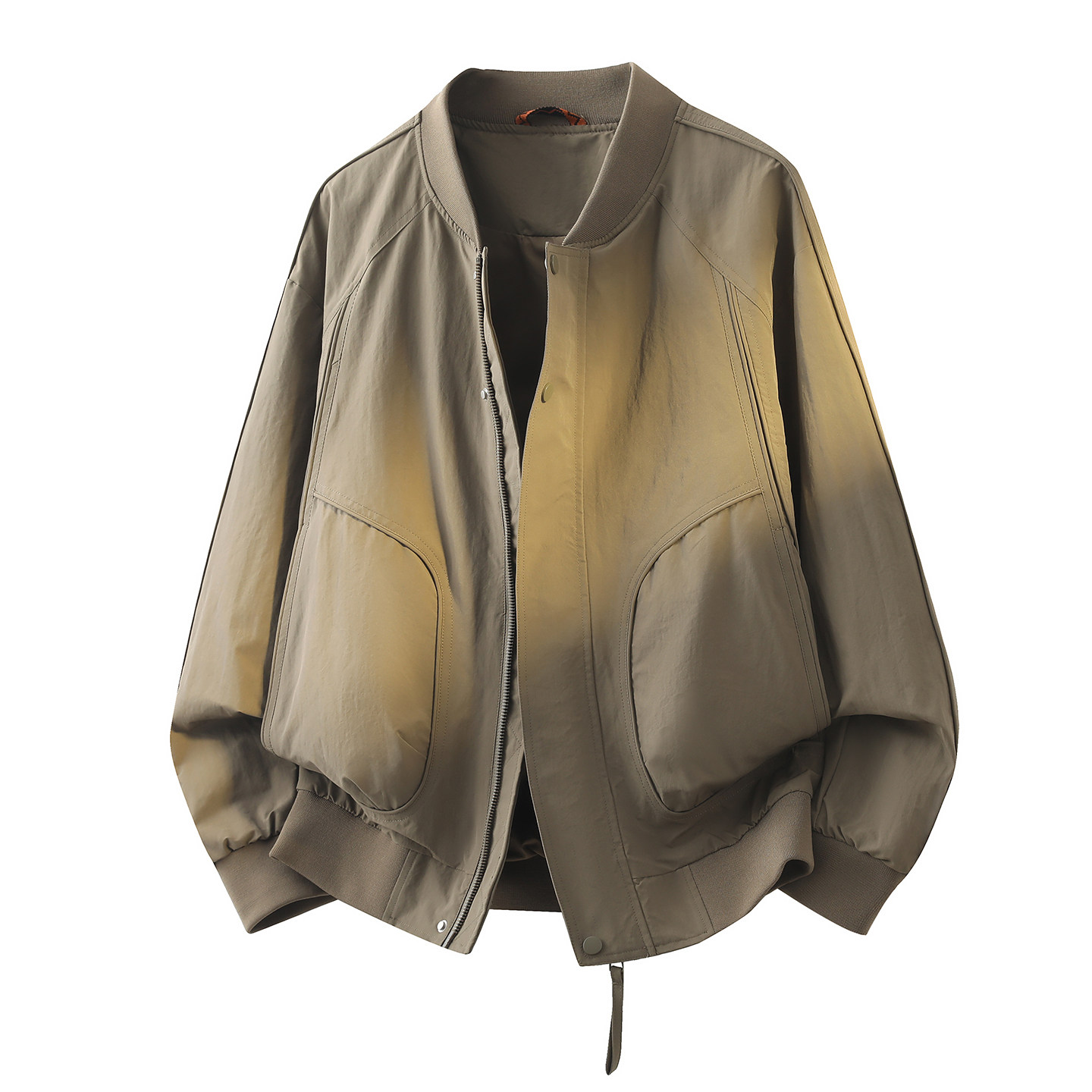 平铺3D2026春秋新款男士外套定制棒球领工装夹克男1901-P105，男装夹克，电商D246