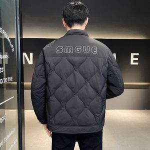 @店主风-美式工装冬新款衬衫领羽绒服潮流男-2521-P170图片
