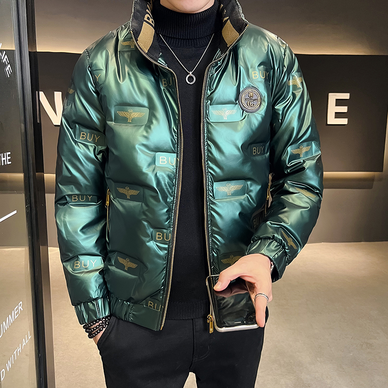 @店主风-有大码亮面欧货80%白鸭绒羽绒服潮流男-YR827-P130，男装羽绒服，电商D246