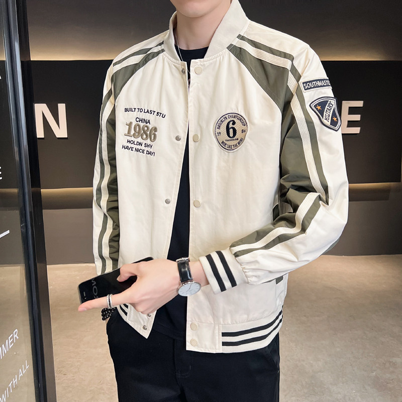 店主风男士飞行服外套棒球领工装夹克999-P95有二棉加厚105,男装夹克,电商D246