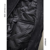 网图@标50美式风格牛仔外套拼接羽绒服潮流男翻领领YR899-P205，男装工装外套，电商D246