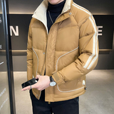 @店主风-冬外套羽绒服潮流男拼接上衣-1835-特P100，男装羽绒服，电商D246