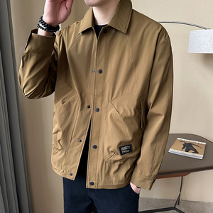 店主风  定制面料2025春秋男士设计感外套工装夹克男6811-P95图片
