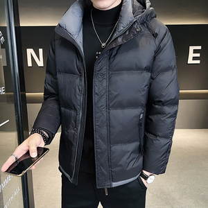 @店主风-冬新款80%白鸭绒羽绒服潮流男连帽上衣-8808-P160图片
