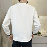 @店主风特殊面料上衣男针织长袖卫衣圆领外套休闲-7707-P58，男装卫衣，电商D246