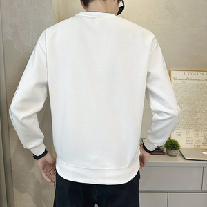 @店主风 特殊面料上衣男针织长袖卫衣圆领外套休闲-7707-P58图片