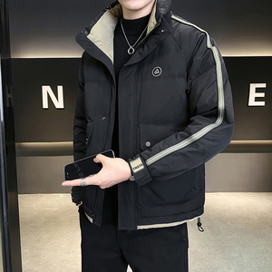 @店主风-新款白鸭绒羽绒服潮流男织带拼接YR875-P165258,男装羽绒服,电商D246