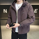 @店主风-冲锋衣春秋季新款工装连帽长袖夹克外套3502-P125，男装夹克，电商D246