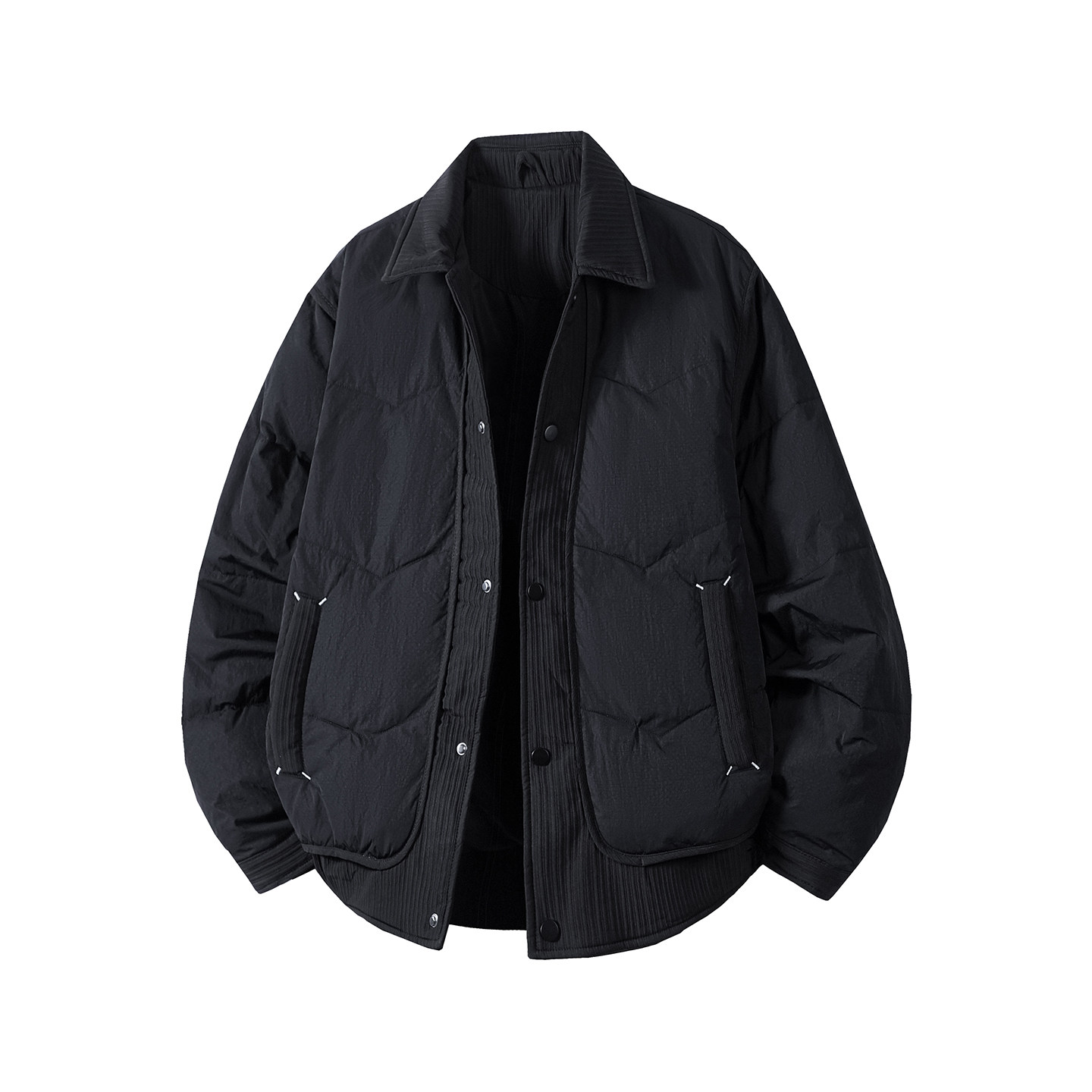 @标-立体3D冬新款轻薄外套羽绒服潮流男立领拼接上衣-8803-P180,男装羽绒服,电商D246