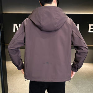 @店主风-冲锋衣春秋季工装连帽长袖夹克外套12512-P105控158图片