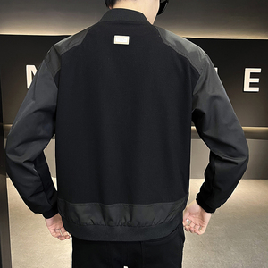 @店主风-针织设计感春秋季工装棒球服长袖夹克外套8602-P105图片