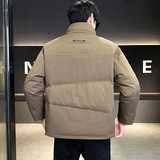 @标90绒肌理感特殊面料羽绒服潮流男拼接外套YR877-P260，男装羽绒服，电商D246