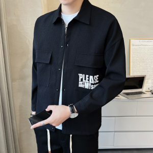 @店主风-新型厚面料秋季新款工装长袖衬衫夹克男衬衣外套C917-P65图片