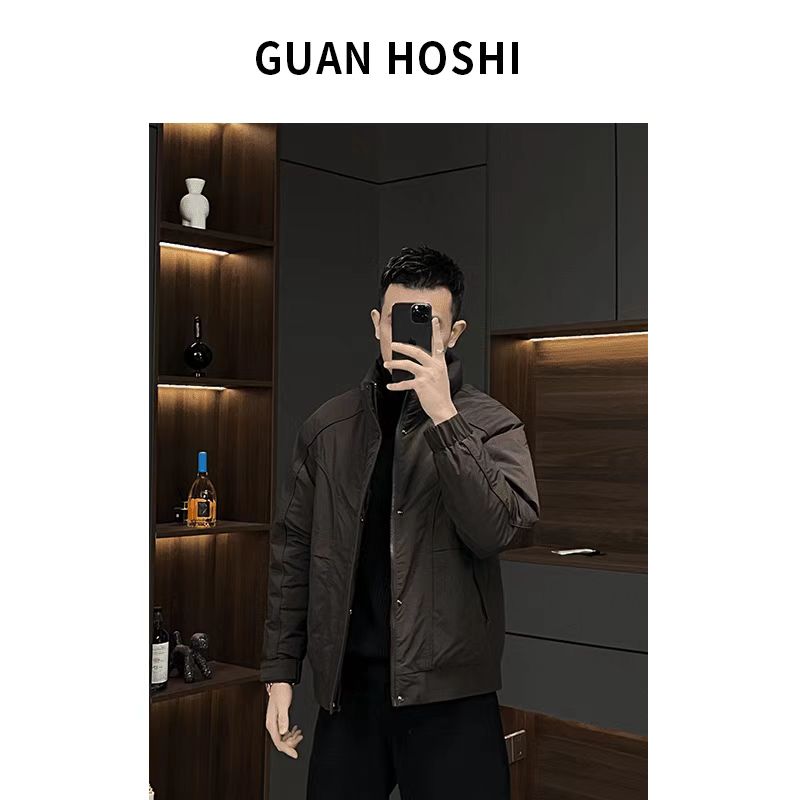 @标抖音冠什么希白鸭绒三防石墨烯羽绒服男外套5516-P190,男装羽绒服,电商D246