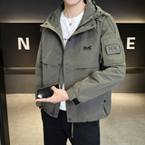 @店主-2025春秋装装冲锋衣连帽男立体裁剪工装夹克外套9803-P115，男装夹克，电商D246