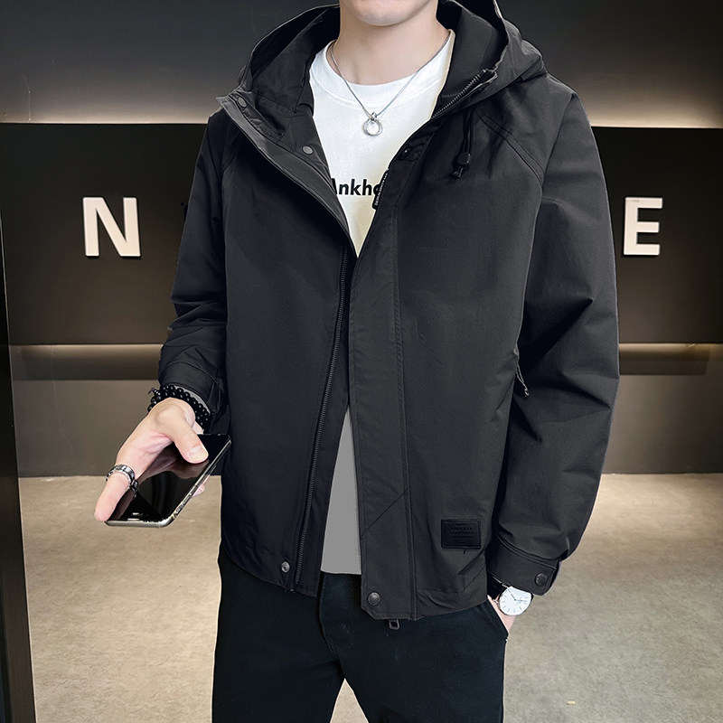 @店主-2026春秋装装连帽男士立体裁剪工装夹克外套6806-P115图片