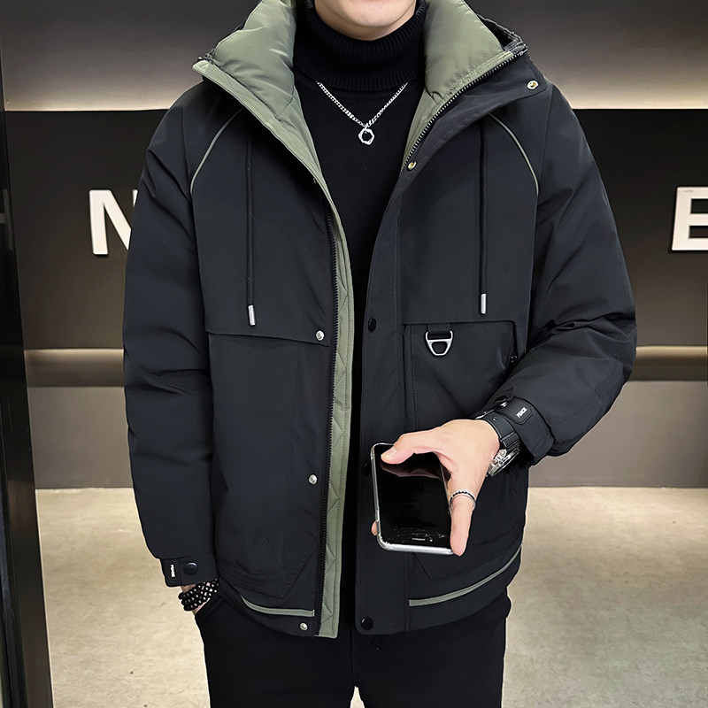 @标-新款冲锋衣外套羽绒服潮流男连帽上衣YR880-P200,男装夹克,电商D246