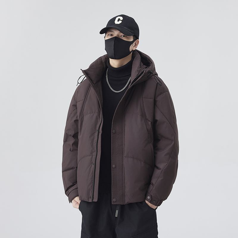 @新标无影墙2025新款连帽羽绒服潮流男外套YR886-P210，男装羽绒服，电商D246