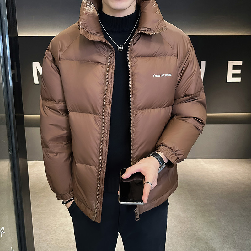 @店主风-跑量冬外套纯色立领羽绒服潮流男上衣YR869-特P110,男装羽绒服,电商D246