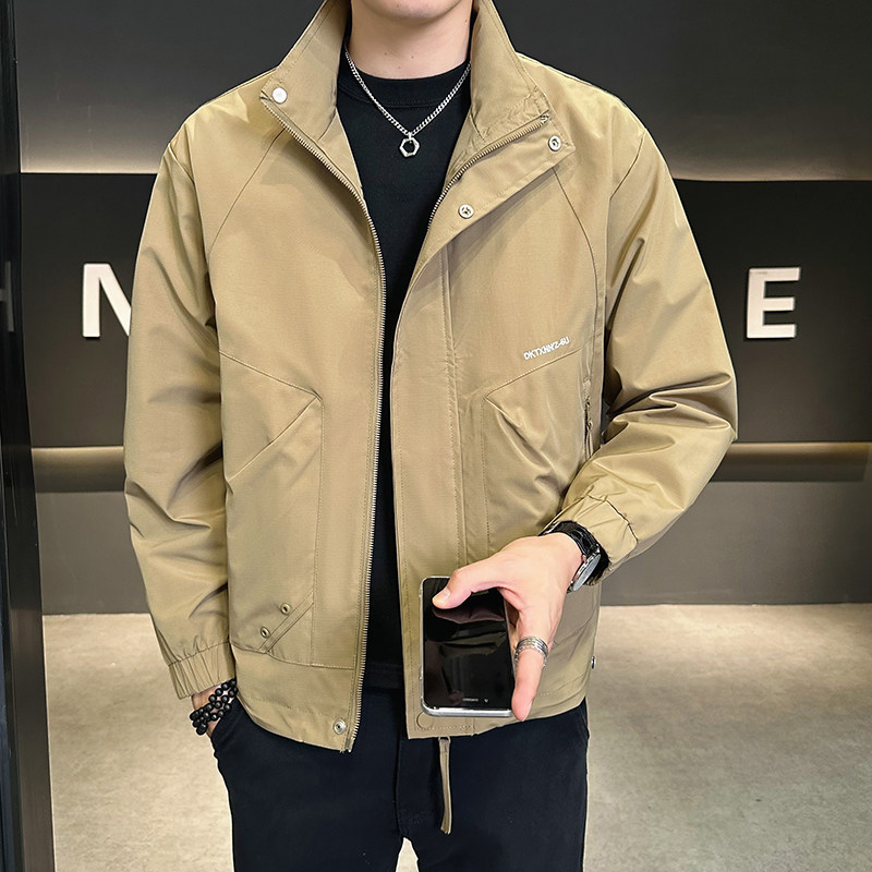 @店主-2024年春秋新款男士高端立领工装夹克外套8821-P85,男装夹克,电商D246