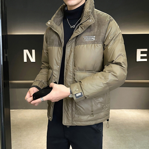 @店主风-新款冬白鸭绒羽绒服潮流男拼接上衣YR876-P185图片