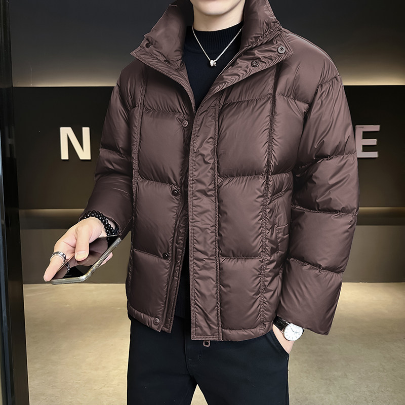 @标泡芙云朵立领工装羽绒服面包服潮流男外套1068-P220,男装羽绒服,电商D246