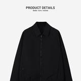 抖音虎牙兄弟美式男士翻领双领工装夹克外套2508-P80，男装夹克，电商D246